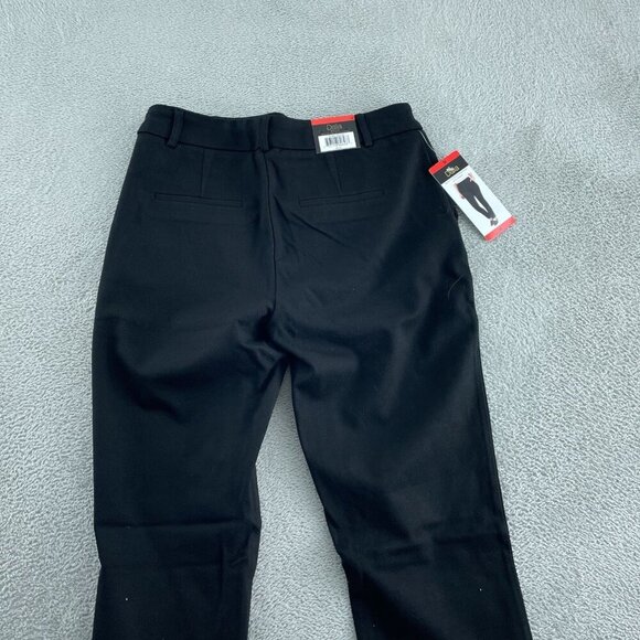 Dalia Womens Black Slim Fit Pants With Built-In Tummy Control Panel M NWT 3595 - Picture 2 of 11
